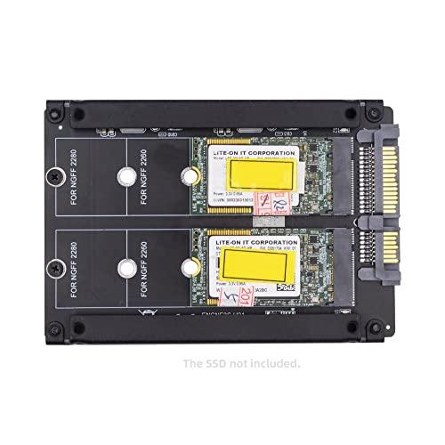 Cablecc デュアルNGFF B+M Key M.2 SSDカード JBOD Raid0 スパンブリッジから2.5インチSATAコンボHDD |  | 06