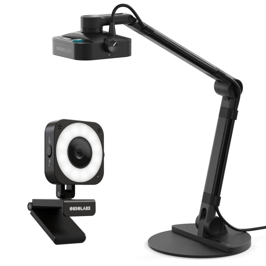 OKIOLABS OKIOCAM X1 書画カメラ 台湾製 4K 800万画素 LEDライト