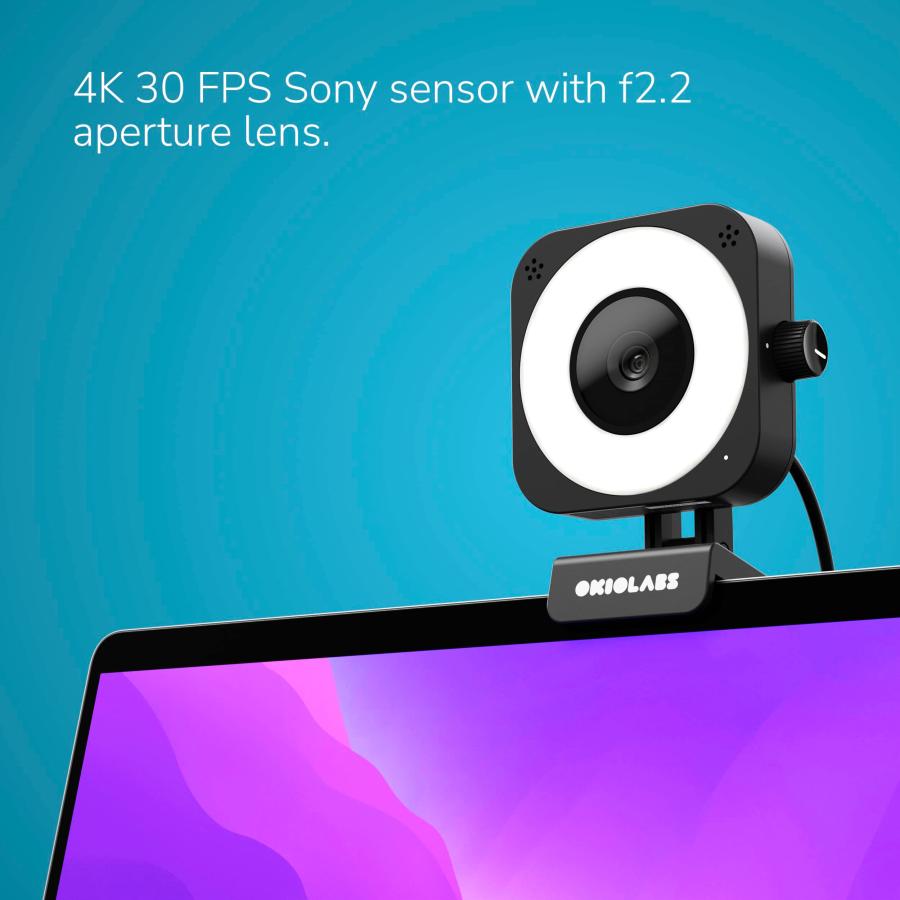OKIOLABS OKIOCAM X1 書画カメラ 台湾製 4K 800万画素 LEDライト搭載