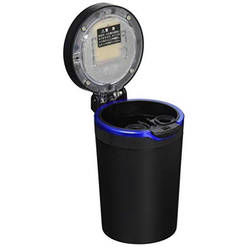星光産業 車内用品 灰皿 EXEAエクセア ソーラーリングアッシュ ブラック ED-182 ドリンクホルダー型 LED付き |  | 01