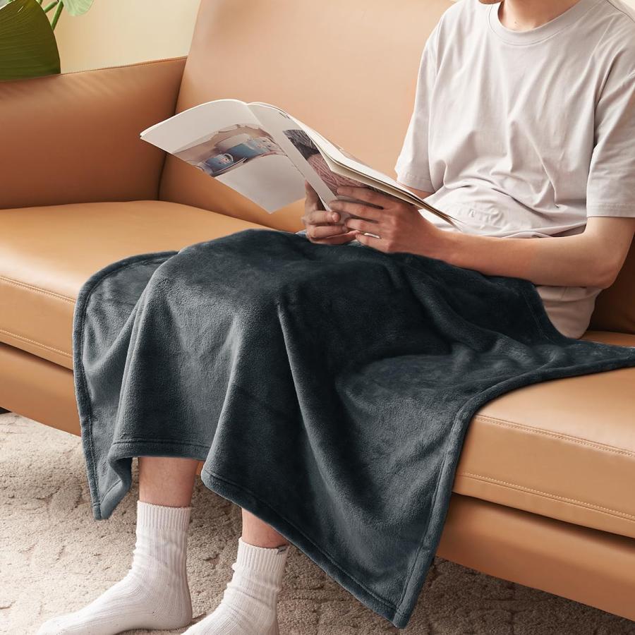 ブランケット 夏 毛布 シングル おしゃれ 冷房 140x200cm 黒 ブラック 洗える 夏用 フランネル もうふ マイクロファイバー フリー |  | 04