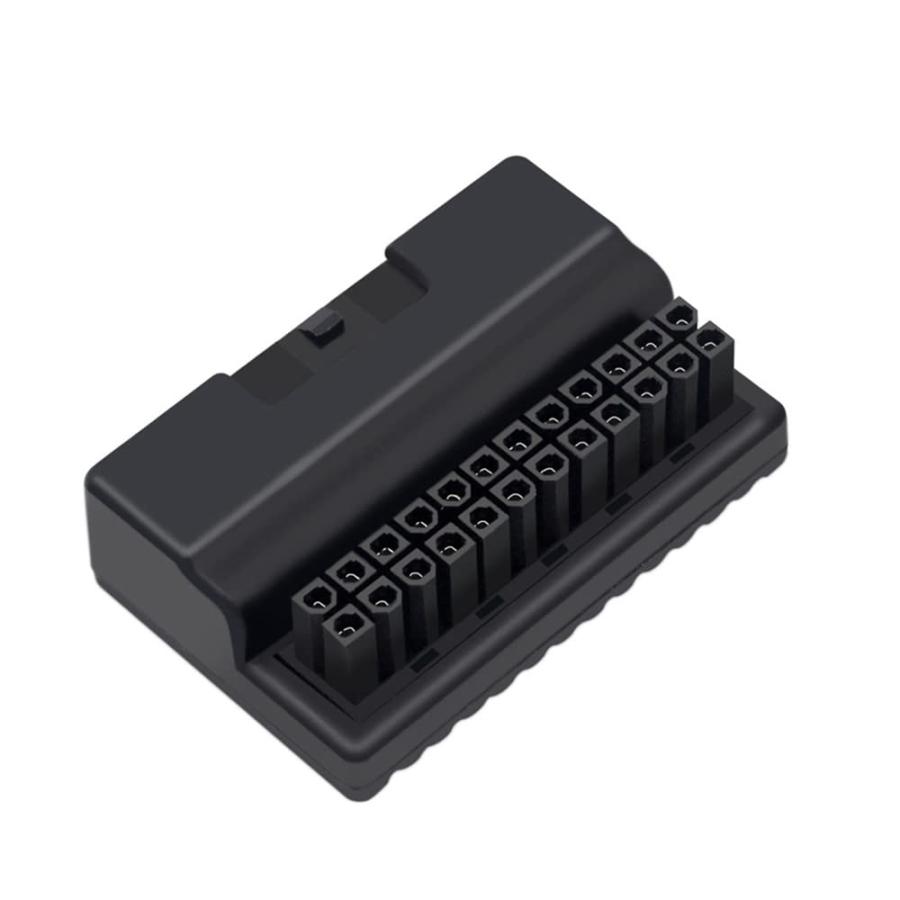 Xiwaiオーバーモールド90度ATX24ピンオスから24ピンメスの電源アダプタメインボードマザーボード（デスクトップ用）PC電源 |  | 08