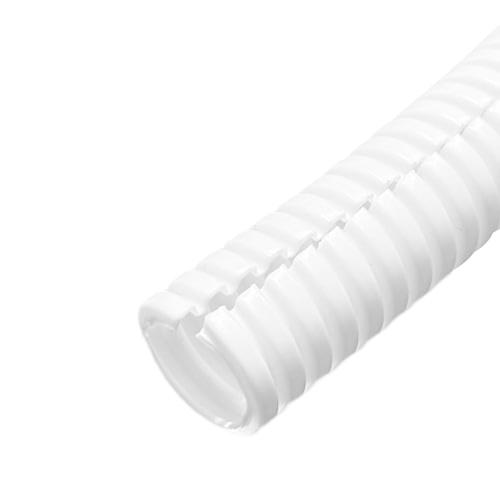 コルゲートパイプコンジット スプリットワイヤールームチューブ コルゲートチューブ ワイヤーケーブル用 配線カバー 屋外 3M長 PE材質 ホワイ | 