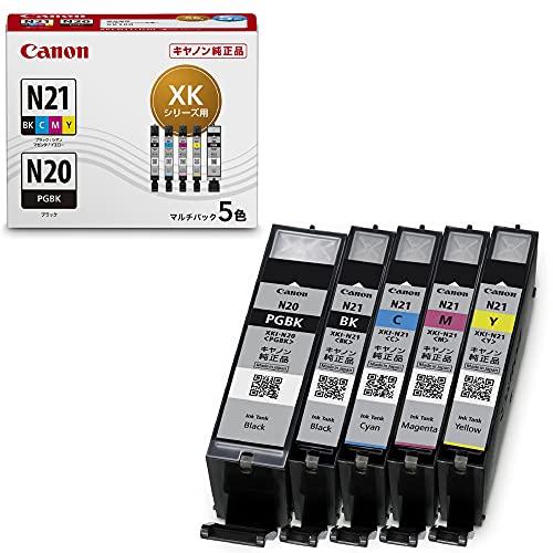 キヤノン Canon 純正 インクカートリッジ XKI-N21BK/C/M/Y+N20 5色マルチパック XKI-N21+N20/5MP |  | 08