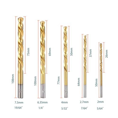 GOOMAND 逆タップ 左回転ドリルビット エキストラクター 10pcs ネジ山補修キット スタッドボルトリムーバー エキストラクター ナット |  | 02