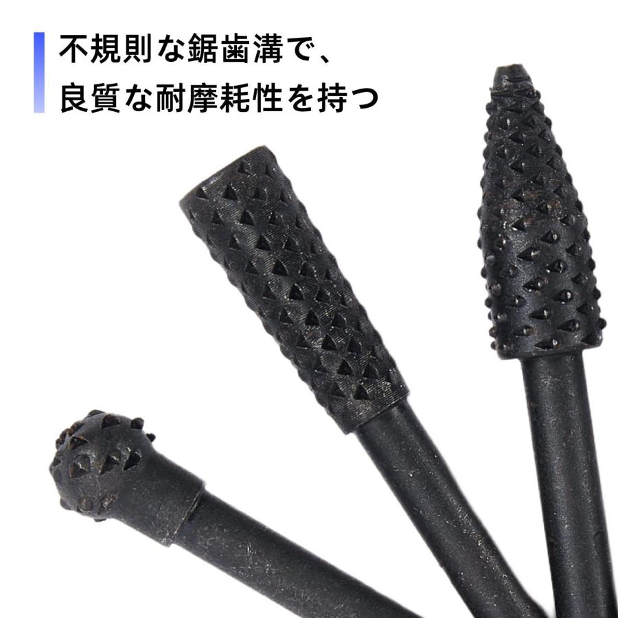 やすのりさま専用 サムコス ロータリーヤスリ 10本セット 六角軸電動やすり 回転