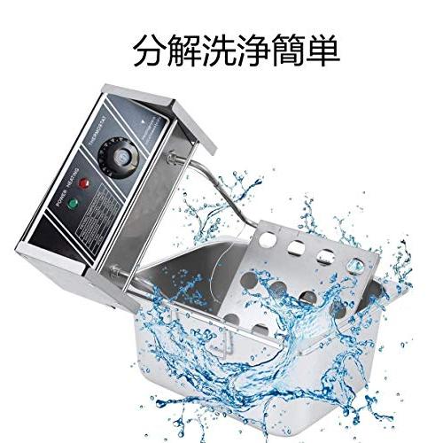 電気フライヤー 卓上フライヤー 揚げ物器 ミニフライヤー 温度調節 6L 揚げ物 家庭用フライヤー 業務用フライヤー |  | 02