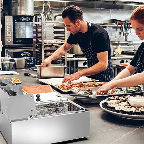 電気フライヤー 卓上フライヤー 揚げ物器 ミニフライヤー 温度調節 6L 揚げ物 家庭用フライヤー 業務用フライヤー |  | 06