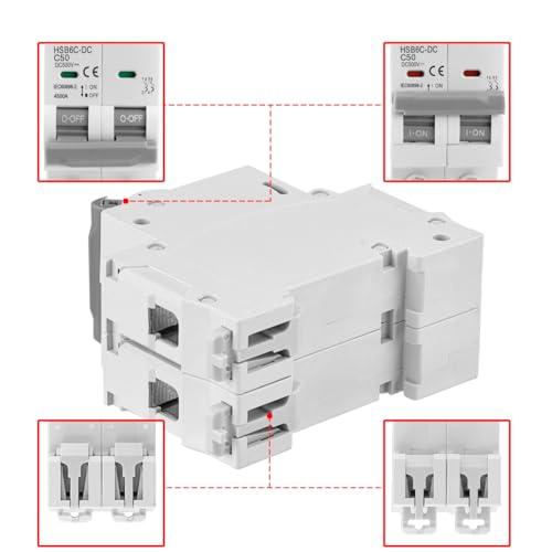 Heschen DC ミニチュアサーキットブレーカー HSB6C-DC 2 極 DC500V 50A 太陽光発電サーキットブレーカー 太陽光発電 |  | 05