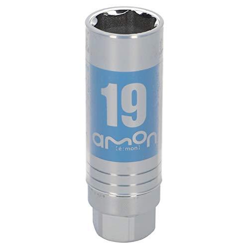 エーモンamon アルミホイール用薄口ソケットキズ防止カバー付 19mm 差込角サイズ12.7mm 8838 | 