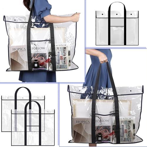 3個 図面ケース 作品収納ケース ポスターケース 絵画プレートバッグ 作品バッグ B2 ポスターファイルバッグ 携帯便利 大容量 丈夫 透明防水 |  | 04