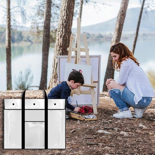 3個 図面ケース 作品収納ケース ポスターケース 絵画プレートバッグ 作品バッグ B2 ポスターファイルバッグ 携帯便利 大容量 丈夫 透明防水 |  | 05