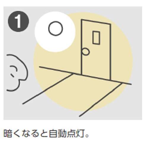 パナソニック LED 玄関灯 ポーチライト 縦型 明るさセンサー 人感センサー付 電球色 HH-SF0012L |  | 01