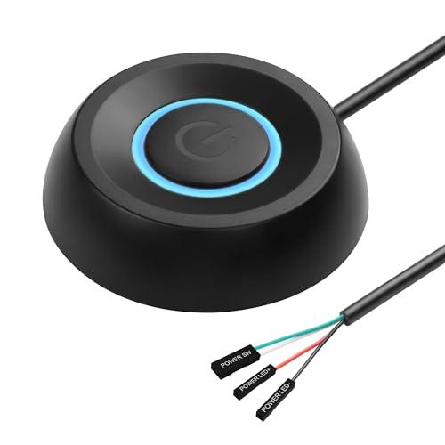 SinLoon PC電源スイッチ デスクトップ・コンピューターの電源スイッチ 外部リモート・スタート・コンピュータのマザーボード電源スイッチ ス | 