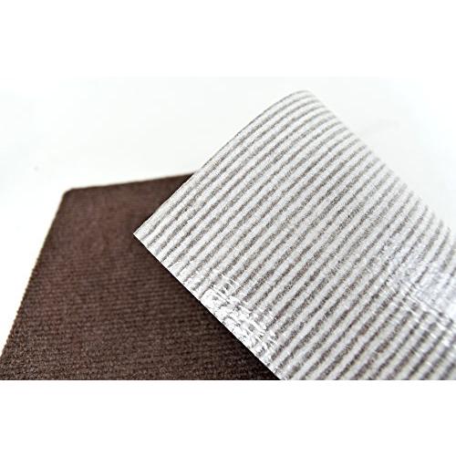 ワタナベ工業 国産タイルカーペット 吸着ぴたマット ループ 9枚組 30X30cm ブラウン |  | 05