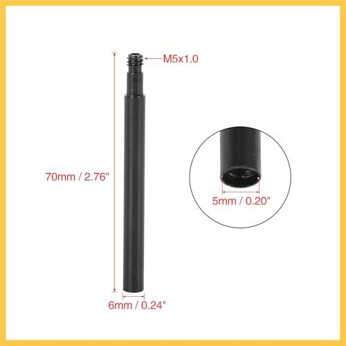 BULLSPANN 70mmアルミニウム合金自転車フレンチバルブエクステンダーエクステンション黒2個 |  | 01