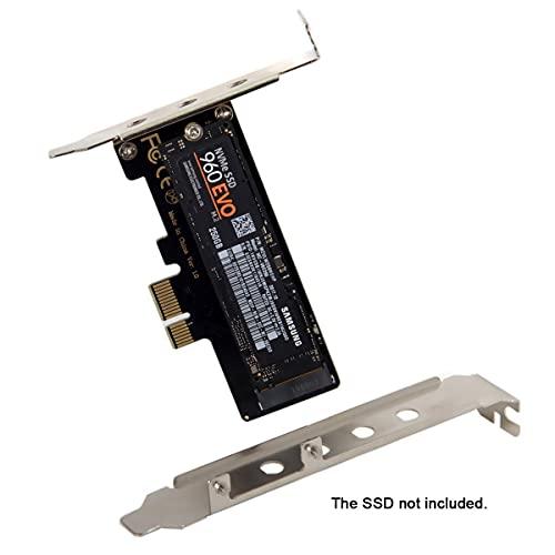 NFHKロープロファイルPCI-E3.0x1レーンからM.2NGFF M-Key SSD Nvme AHCI PCIExpressアダプターカー |  | 04