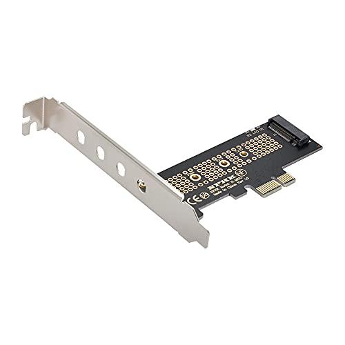 NFHKロープロファイルPCI-E3.0x1レーンからM.2NGFF M-Key SSD Nvme AHCI PCIExpressアダプターカー |  | 06