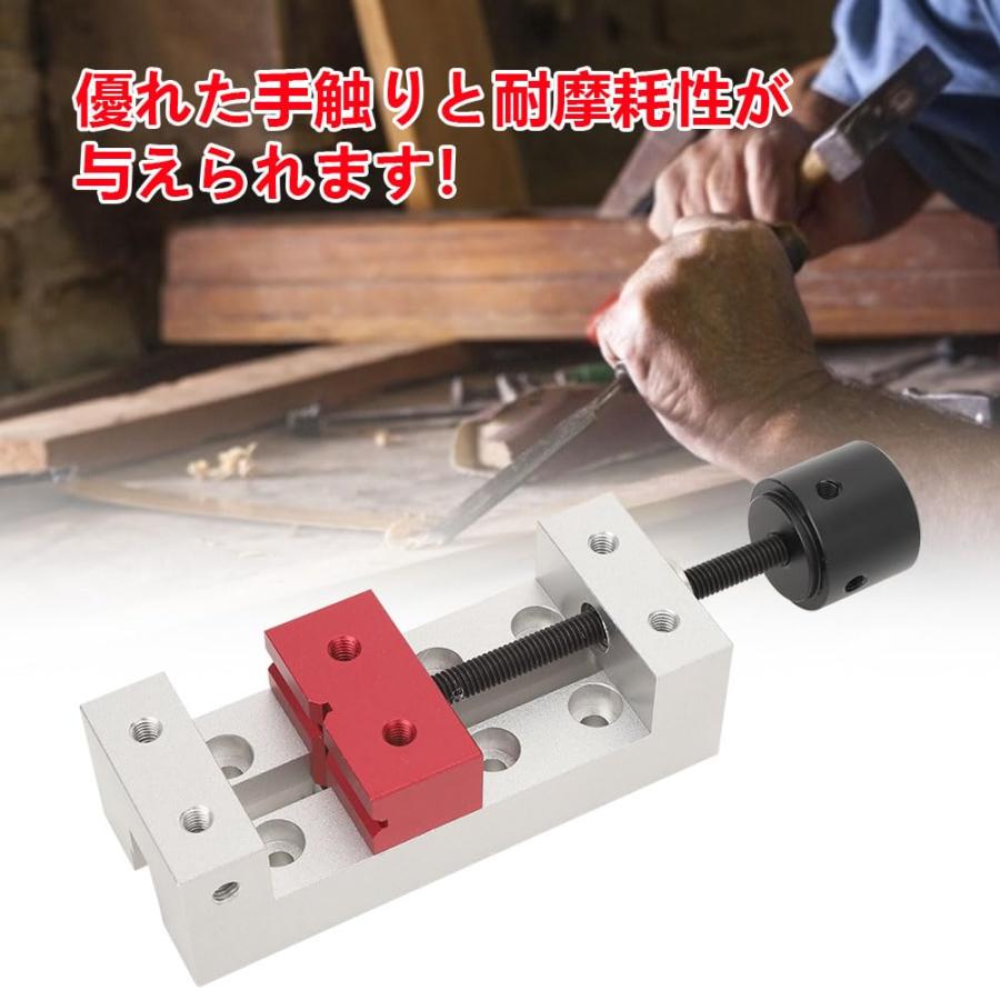 xuuyuu.. 小型 卓上 万力 作業工具 ミニ 固定工具 バイス クランプ範囲50mm 高精度 取り付けバイス DIY彫刻機モールド 工作 |  | 02
