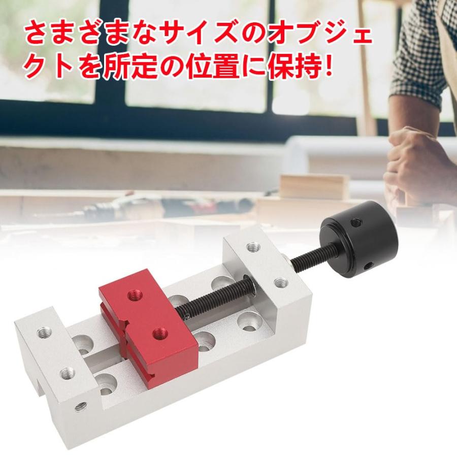 xuuyuu.. 小型 卓上 万力 作業工具 ミニ 固定工具 バイス クランプ範囲50mm 高精度 取り付けバイス DIY彫刻機モールド 工作 |  | 04
