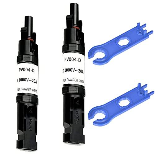 2個セット20A MC4対応 逆流防止ダイオード付きコネクター ソーラーパネル用 ソーラーパネル 用 MC4 コネクター 型 逆流防止ダイオード | 