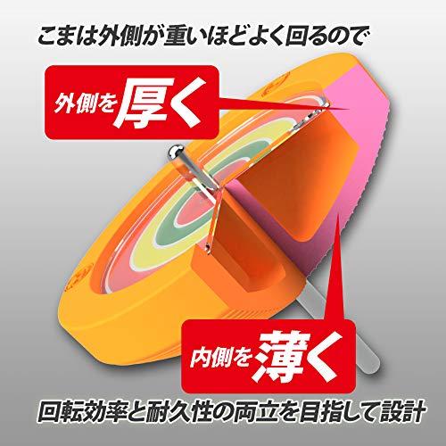 スピンギア 認定こま ツバメ セット販売 3個セット パターンC - パステルブルー、パステルピンク、レッド |  | 05