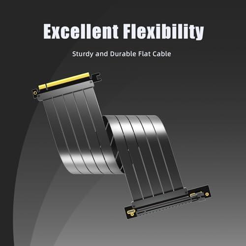 【互換品】 GLOTRENDS 300mm PCIe 4.0 X16ライザケーブル 垂直90度 GPU マウント用 PCI-E Gen4対応 32GB |  | 07