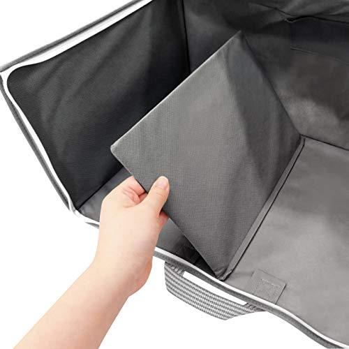 東和産業 衣類収納袋 出し入れ簡単 がばっと収納袋2 グレー Mサイズ 約48×32×24cm 84415 |  | 09