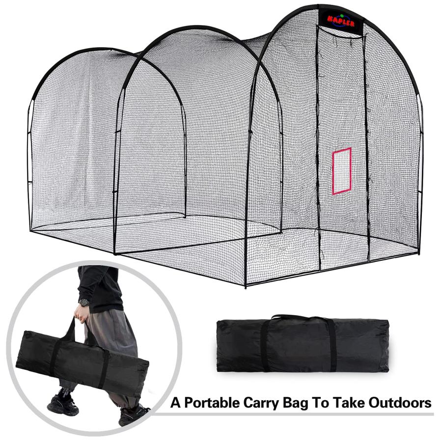 Kapler バッティングゲージ 5x3x3m 野球バッティングゲージ 硬式/軟式