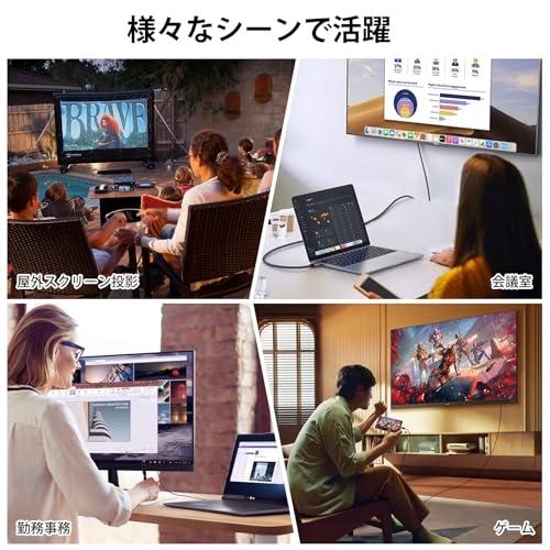 4K対応 HDMI Type-C to Hdmi ケーブル HDM I 変換ケー ブル USB Type-C 変換アダプター hdm i ケー |  | 06