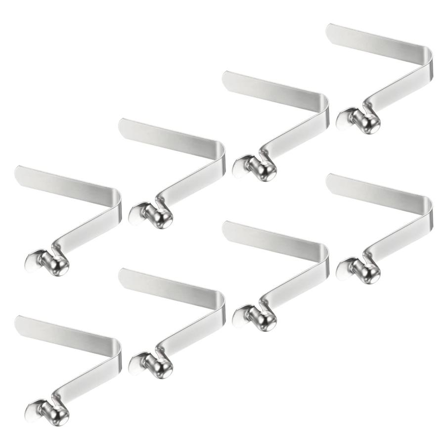 PATIKIL 8.3x7mm カヤックパドルスナップ 8個入り ポールプッシュボタン スプリングクリップ 鋼 中空ボタン ロッキングチューブ | 