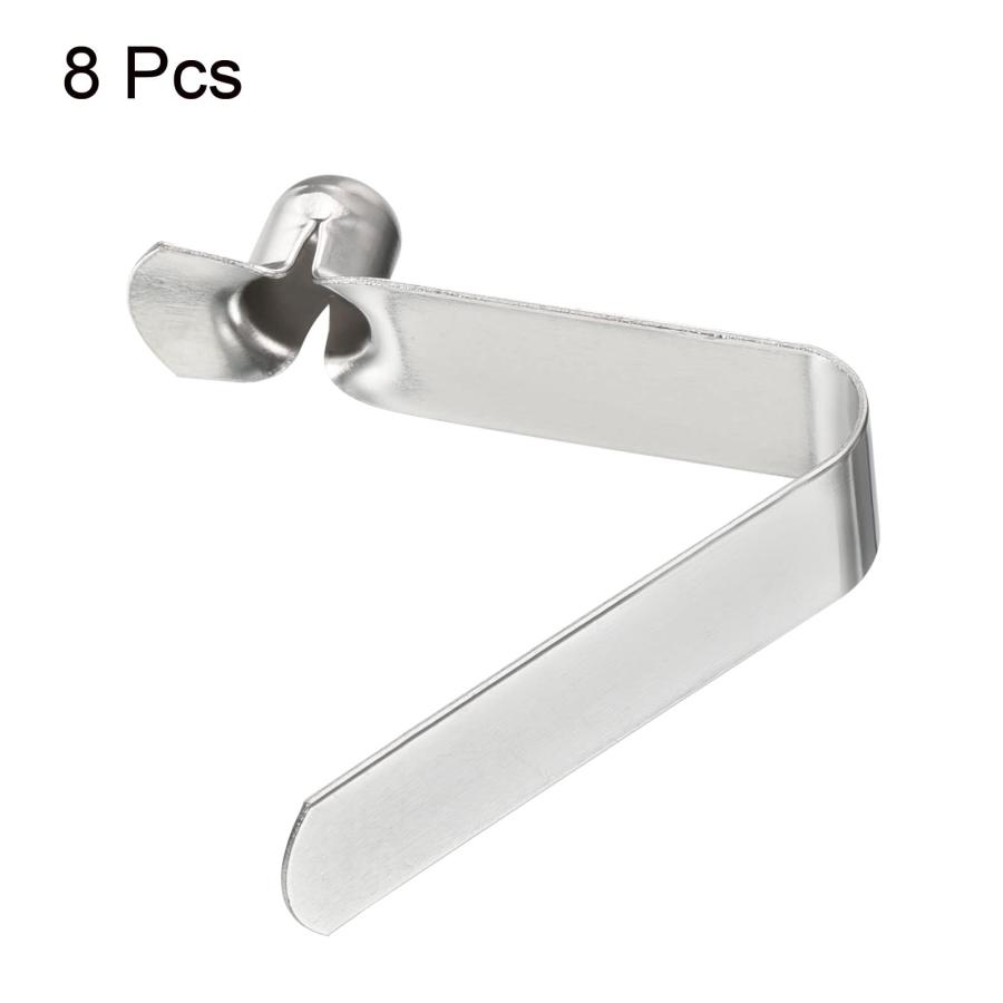 PATIKIL 8.3x7mm カヤックパドルスナップ 8個入り ポールプッシュボタン スプリングクリップ 鋼 中空ボタン ロッキングチューブ |  | 02