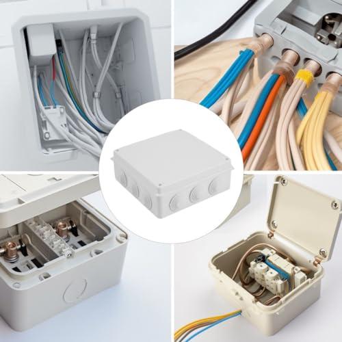 winova ジャンクションボックス 電気ボックス プラスチックケース ABS製 IP65防水 防塵 屋内外で頼りになる耐久性 配線ボックス 2 |  | 06