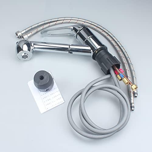 UMANYI キッチン蛇口 シングルレバー混合栓 キッチン用混合水栓 キッチン水栓 ホース引き出し式 整流 シャワー切り替え可能 KFPO03 |  | 06