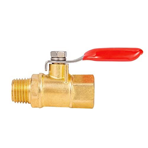 エアーラインコック 1/4 エアコンプレッサー用 エアーツール エアー