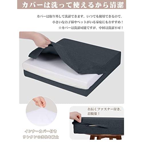 Shinnwa 座布団 クッション 大きい スクエア 座布団 50x50cm 厚み10cm 座ぶとん クッション 分厚い フロアクッション チェ |  | 04