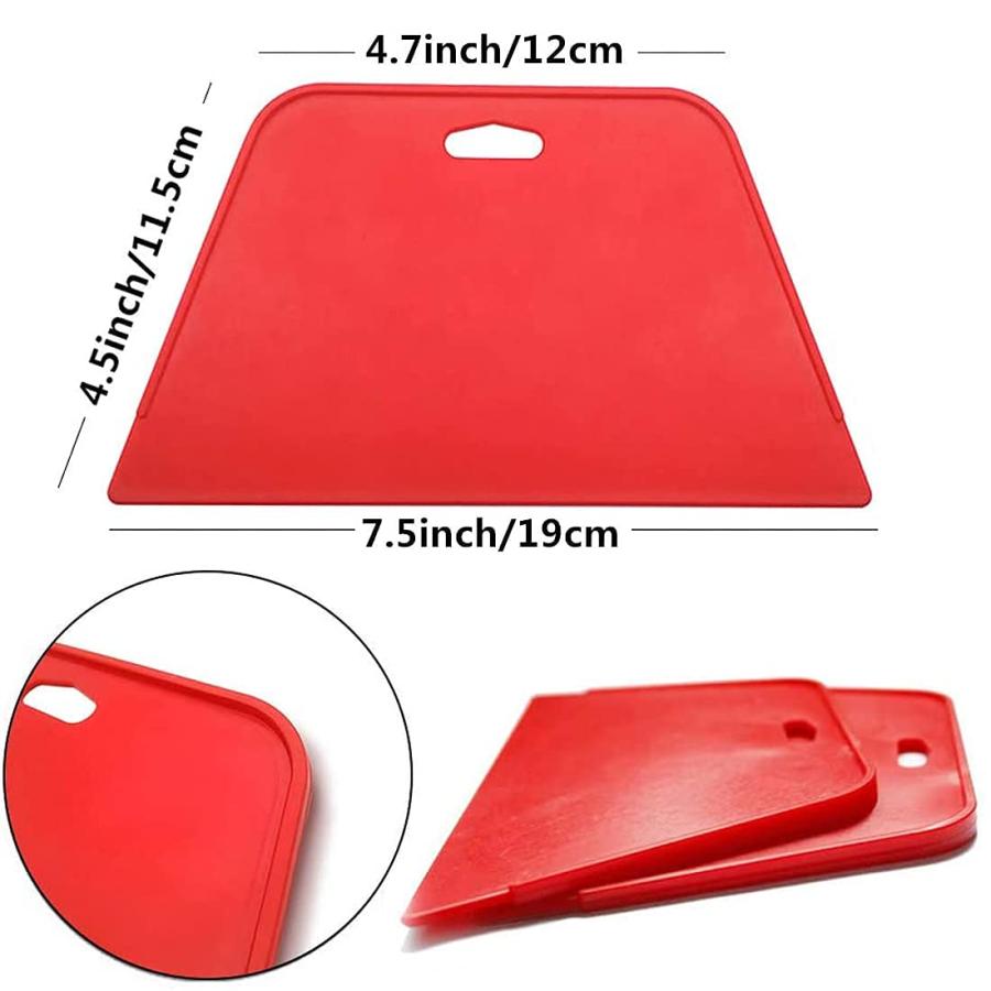 VitzeeR 壁紙シートシール貼り施工スキージーヘラセット プラスチック製スムスヘラ 切り絵カッター フェルトスキージー 壁紙スリッター裏紙カ |  | 01