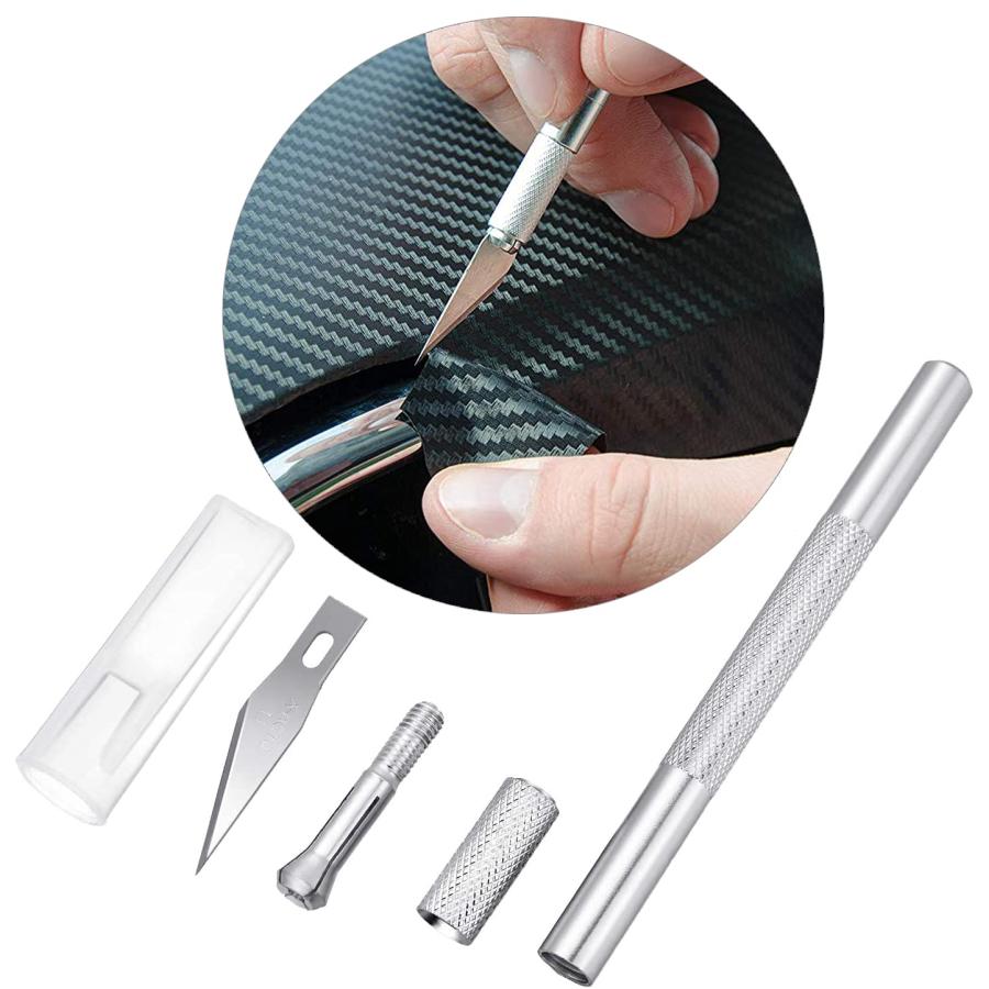 VitzeeR 壁紙シートシール貼り施工スキージーヘラセット プラスチック製スムスヘラ 切り絵カッター フェルトスキージー 壁紙スリッター裏紙カ |  | 05