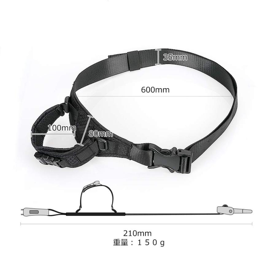 首負担軽減/動きやすくなる/アウトドア撮影必備ORMY 一眼カメラ用ホルスター カメラウェストホルダー カメラベルト カメラホルスターライト カ |  | 06