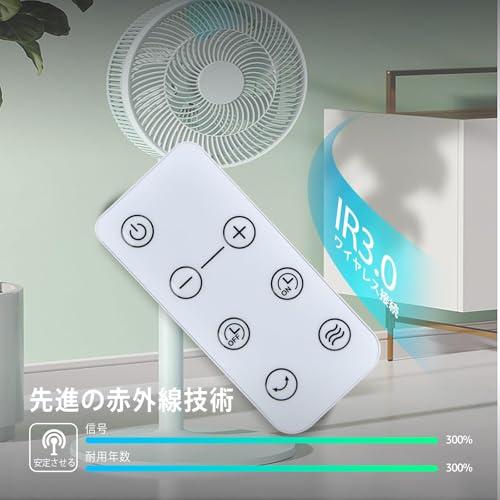 【互換品】 GUIUG 扇風機リモコン for Yamazen 山善サーキュレーター扇風機 YLX-AED30WH 対応 |  | 02