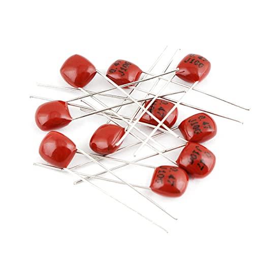 PENGLIN 100個 CBB 金属化ポリプロピレンフィルムコンデンサ セット メタライズドポリエステルフィルムコンデンサ 10種類 63V |  | 02