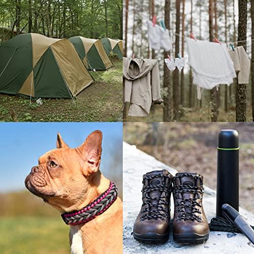 HERCULES パラコード ガイロープ キャンプロープ テントロープ アウトドア 用 耐荷重250kg 7芯 カーキ 15m |  | 06