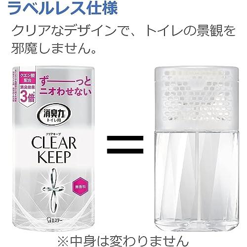 消臭力 トイレ クリアキープ 限定 ラベルレス トイレ用 置き型 無香料 400mL×3個 トイレの消臭力 クエン酸配合 消臭剤 消臭 芳香剤 |  | 08