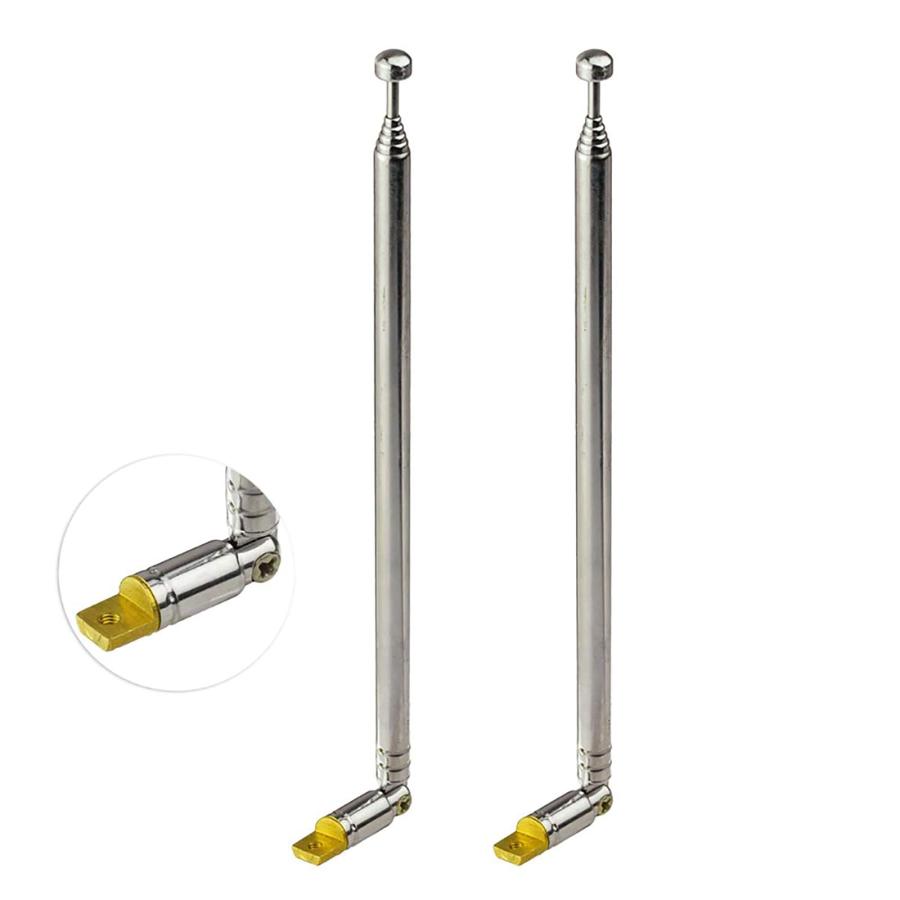 BINGFU 6バンド伸縮式65cm AM FMアンテナ ポータブルラジオアンテナ交換用（2パック） 屋内ポータブルラジオに対応 ホームステレオ |  | 06