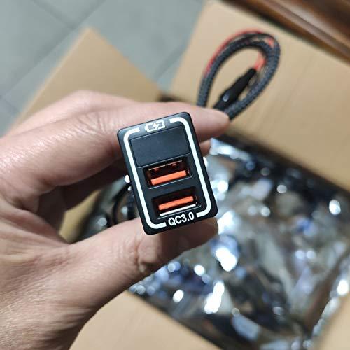 CHELINK カーチャージャー 車載QC3.0 デュアル USBポート 急速充電USB スマホ充電 表示電圧 TOYOTA 車系用充電器トヨタ |  | 04