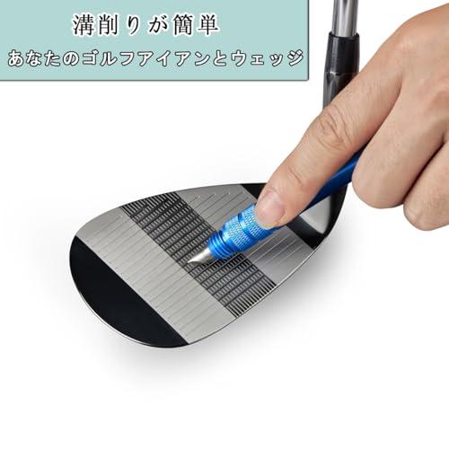 【互換品】 MAZEL マゼル ゴルフクラブクリーナー クラブヘッド グルーブクリーニング ウェッジ溝削り 携帯便利 軽量 角溝用 アイアン メンテナ |  | 02