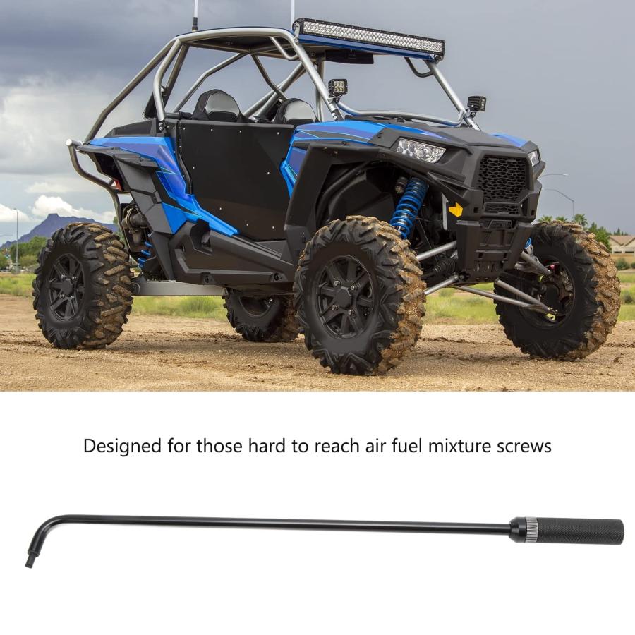 キャブレター調整ツール ATV UTV スノーモービル用 16.34インチ L型ドライバー キャブレター パイロットスクリュー調整ツール 110 |  | 01