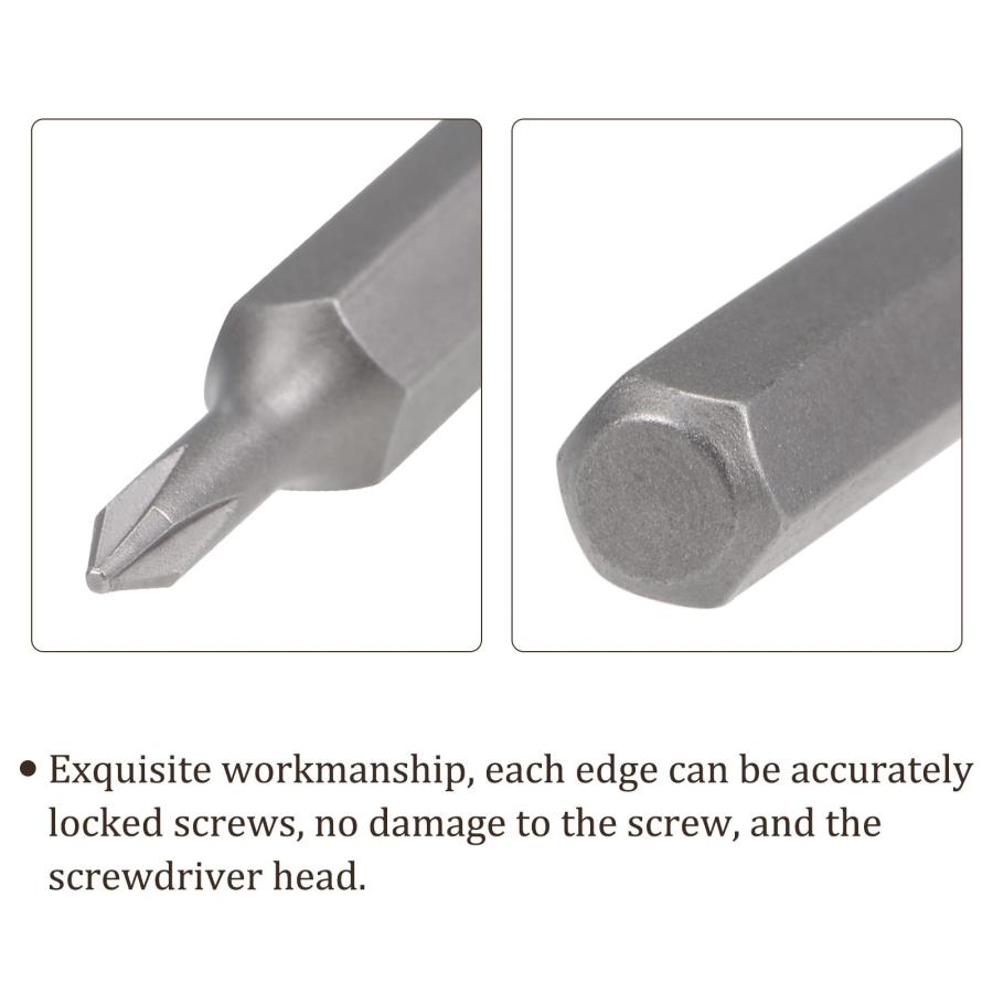 Kozelo ドライバービットセット S2合金鋼製 ソケットスキュードライバーハンドル用 28mmx H4mm六角シャンク 3個入り |  | 01