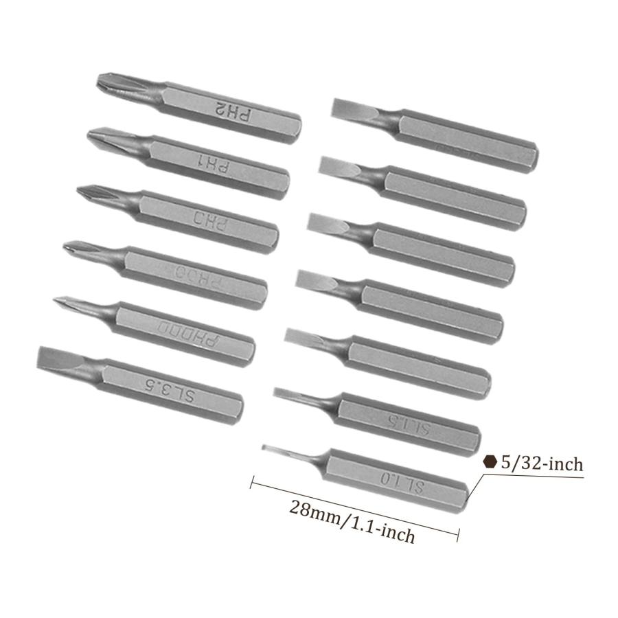 Kozelo ドライバービットセット S2合金鋼製 ソケットスキュードライバーハンドル用 28mmx H4mm六角シャンク 3個入り |  | 02