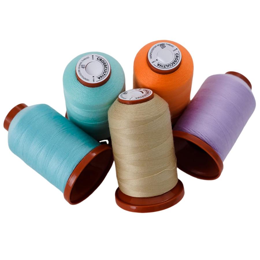 ミシン糸 25色 セット 60番 スパン糸 ミシン糸 1005m巻x25個 ポリエステル糸 普通地用 家庭用 スパン |  | 07